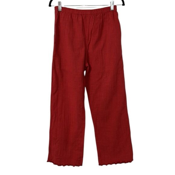 Zara Girls Kids Red Scalloped Hem Flowy Dress
Pants(Size 13-14yrs) - Picture 3 of 7